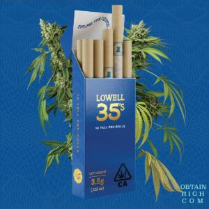 Lowell 35’s Stargazer Cannabis Pre-rolls 10 Pack Indica 3.5 Grams by Lowell Herb Co.